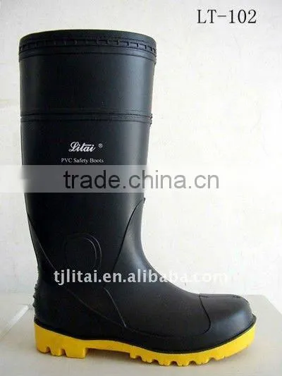 CE EN ISO 20345 S5 PVC Boots, Chemical Resistant Safety Boots Manufacturer/turquoise Boots photo-3