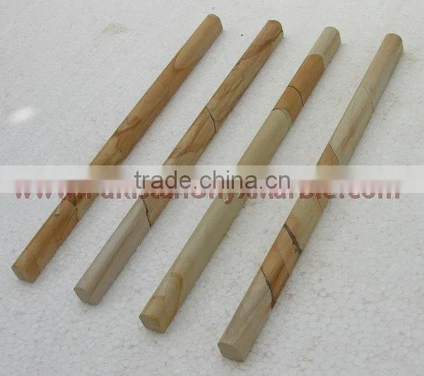 NEW TEAKWOOD BURMATEAK MARBLE PENCIL MOLDING photo-2