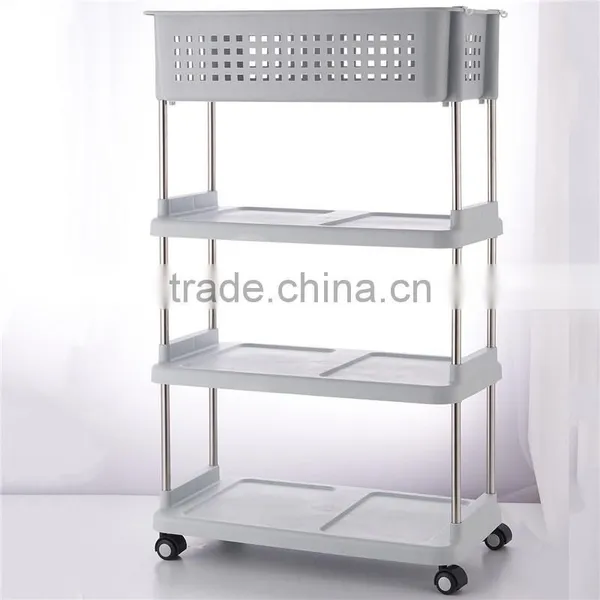 3 Tier Durable Impact and Rust-Resistant Plastic Shelves photo-2