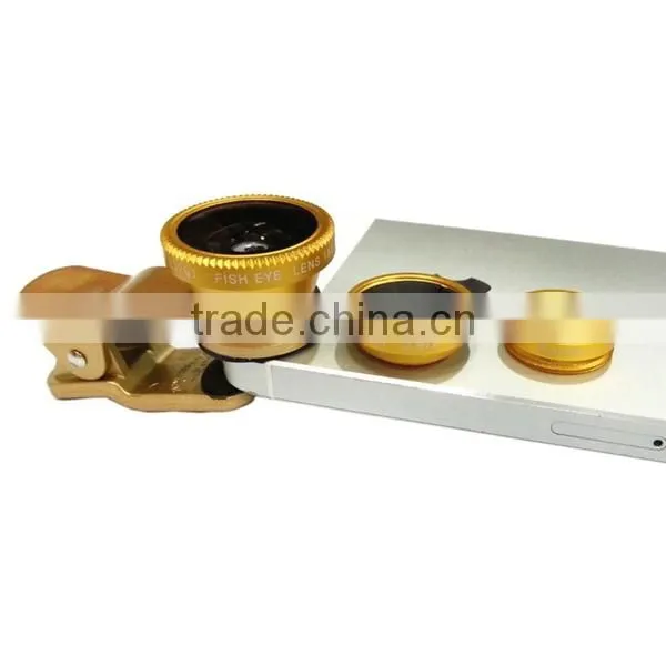 Universal Clip Lens 3 in 1 Fish Eye Lens , New Products Mobile Phone Lens, Hot Selling Mobile Phone Camera Lens photo-2