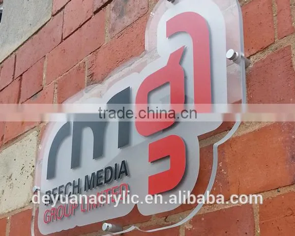High Quality Acrylic Wall Light Signage,wall Mounted Acrylic Display Box, Led Display Box photo-4