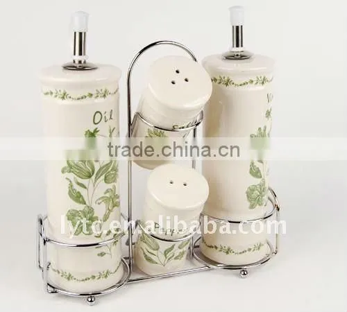 Ceramic Salt and Oil Vinegar Jar photo-2
