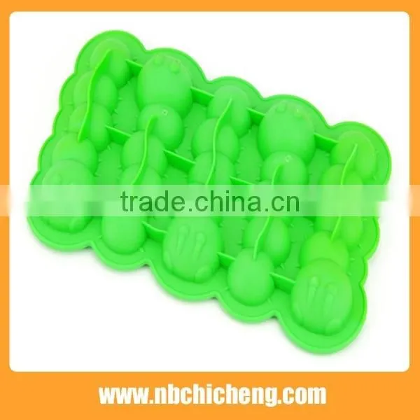 High Quality Cheaper Price Colorful Design Silicone Ice Cube Mould,The Caterpillar, Ice Cube Tray. photo-3