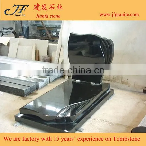 Granite Jet Black China Padang Black Memorial Monuments photo-4