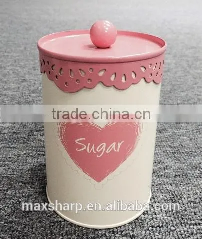 Set of 3 Heart Shape Canister photo-4