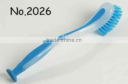 2014 New Design Bowl Cleaning Brush Plastic With TPR Handle photo-6