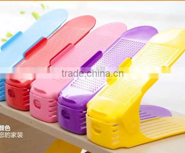 Wholesale Plastic Adjustable Shoe Display Stand Racks photo-6