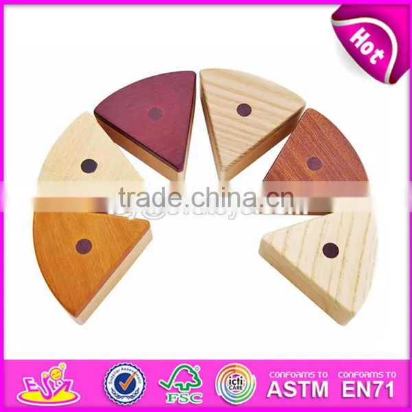 2017 New Design Simulation Kids Natural Wooden Birthday Cake Toy W10B180 photo-2