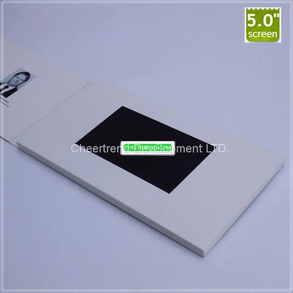2017 Trending Promotional Gadgets Customized Logo Design 5 Inches Lcd Video Book/brochure in USA photo-3