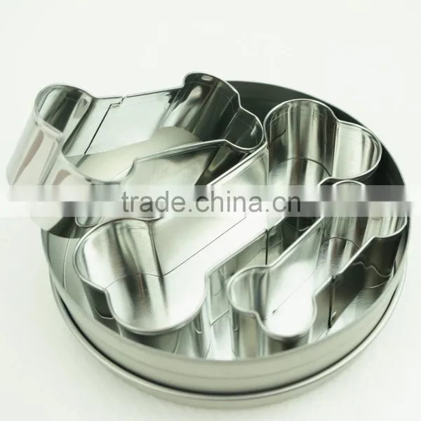 47096 3pcs Dog Bone Stainless Steel Cookie Cutter Set photo-6