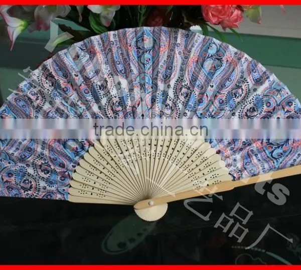 Promotioning Bamboo Folding Cloth Fan photo-2
