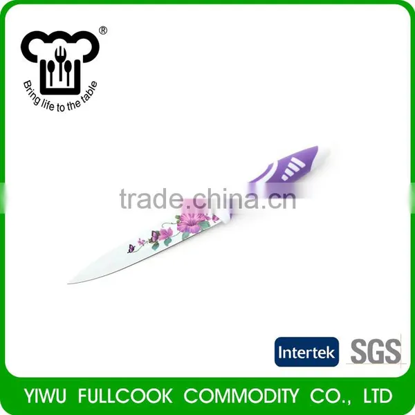 Top Fashion Custom Design Flower Pttern Non-stick Kitchen Knife Set photo-4