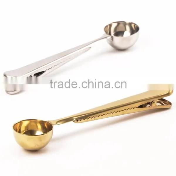 304 Stainless Steel Food Grade Measured Coffee Spoon With Clip photo-4