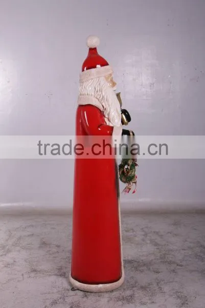 Skinny Santa With Bell & Wreath photo-2