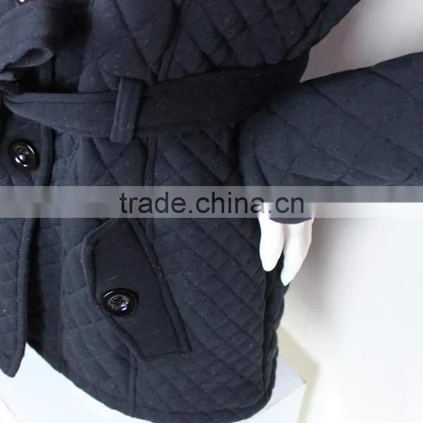 High Quality Women Wool Trench Coat Fashion Ladies Outerwear Winter Overcoat Long Coat photo-3