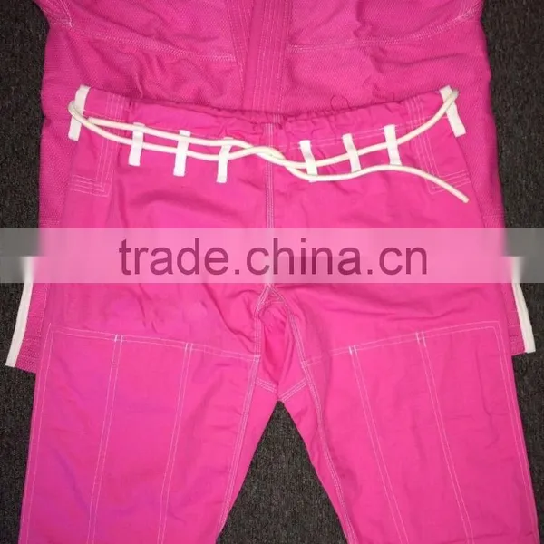 Pink Brazilian Jiu Jitsu Uniform / Pink BJJ Gi's Kimono / BJJ Gi Kimono Pink photo-3