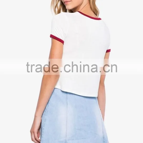 Casual Style Short Sleeve Women t Shirt Wholesale China photo-5