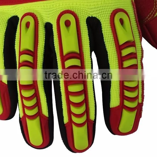 CE 4132 Rigging Working Oil and Gas High Impact Protective Work Gloves photo-5