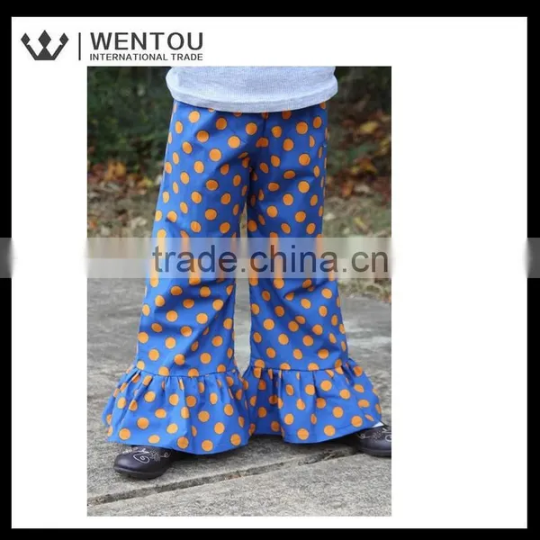 New Arrival Polka Dot Baby Girls Ruffle Pants photo-3