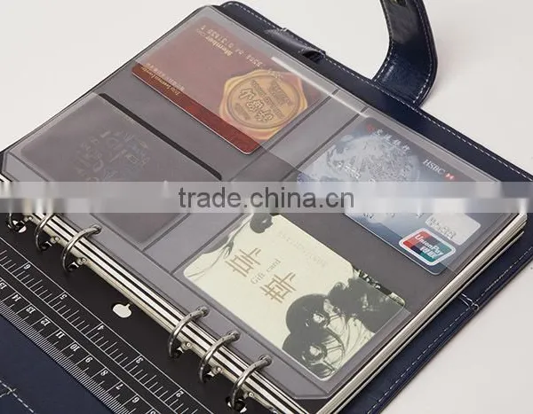 PVC Storage Bag A5 Size Bag for Planner Customizable Zipper Bag/insert Pocket/card Holder Transparent Elastic Bag photo-4