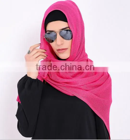 Muslim Pure Color Bag Towel Europe and the United States Fashion Super Large Cap Cover Scarf Scarf photo-2