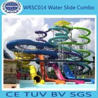[Sinofun Rides] Giant Fiberglass Water Slide for Sale