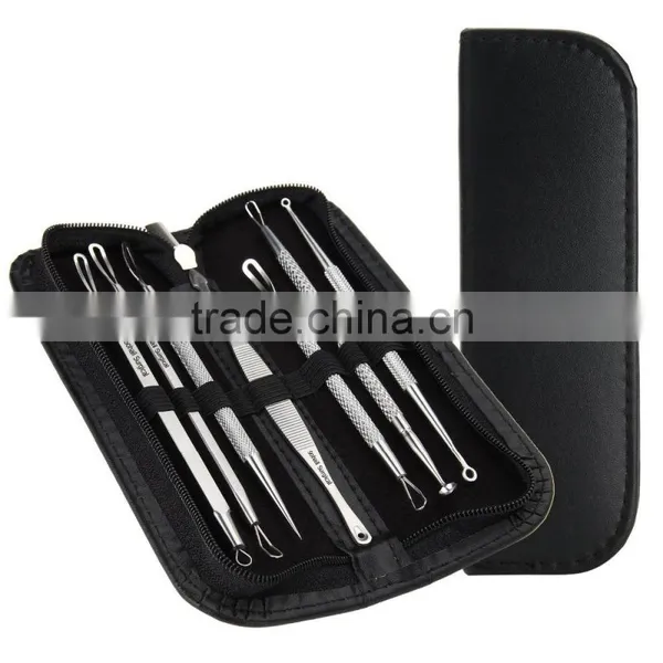 Blackhead Remover Tool Kit With Black Pouch photo-2