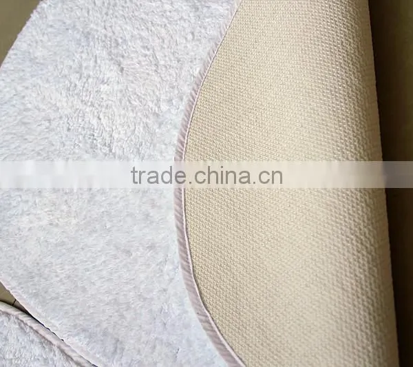 Round Cotton Anti-slip Hotel Bath Rug photo-2