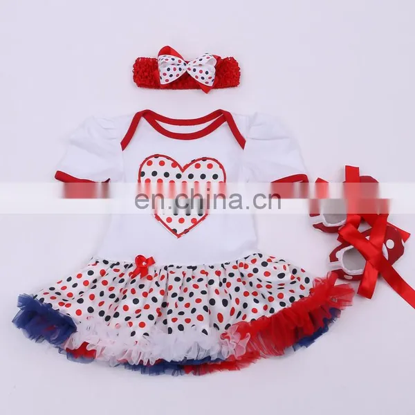 American Kids Dress 4th of July Girls Outfits photo-3