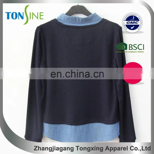 Hot New Products Ladies Long Sleeve Shirt for 2016 photo-3