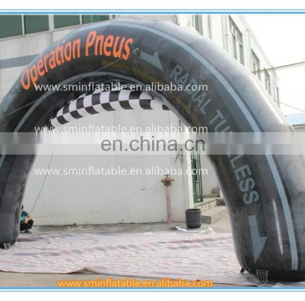Factory Price Giant Tyre Inflatable Sports Air Arch,inflatable Tire Arch,advertising Inflatable Arch for Sale photo-2
