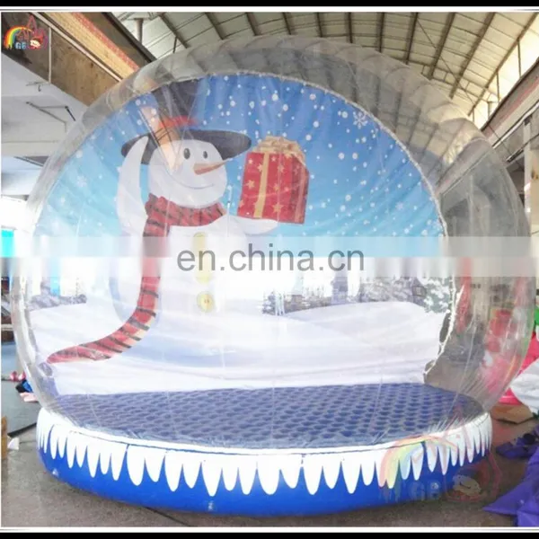 High Quality Giant Inflatable Snow Globe For Christmas Promotion photo-6
