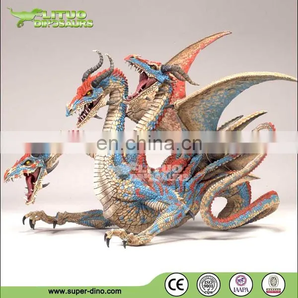 European Magic Fiberglass Dragon Sculpture photo-5