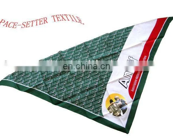 Hot sell 100% cotton printing triangular shawl