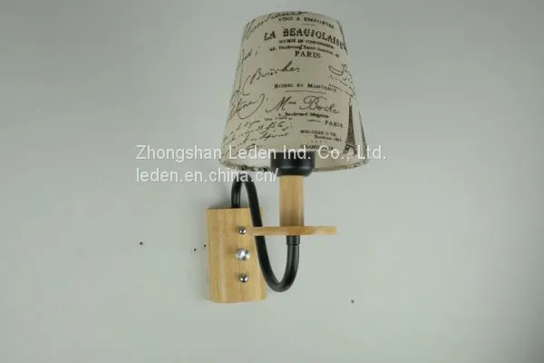 Новый дизайн деревянной настенной лампы