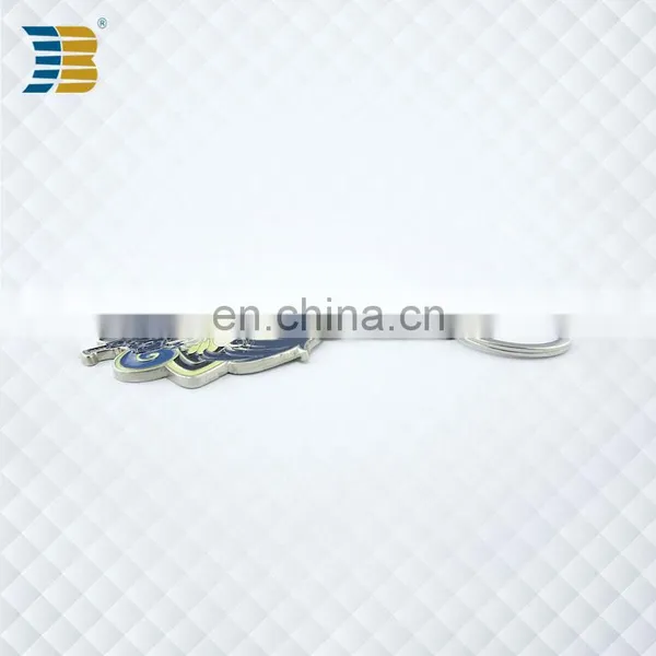 Beautiful 3D Cartoon Character Shape Custom Silver Plating Keychain photo-2