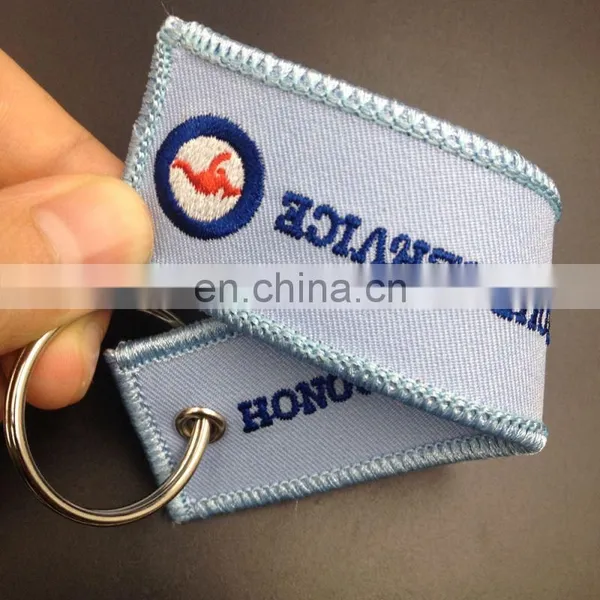 Custom Design Embroidered Keychain/key Chain/keyring Key Ring photo-5