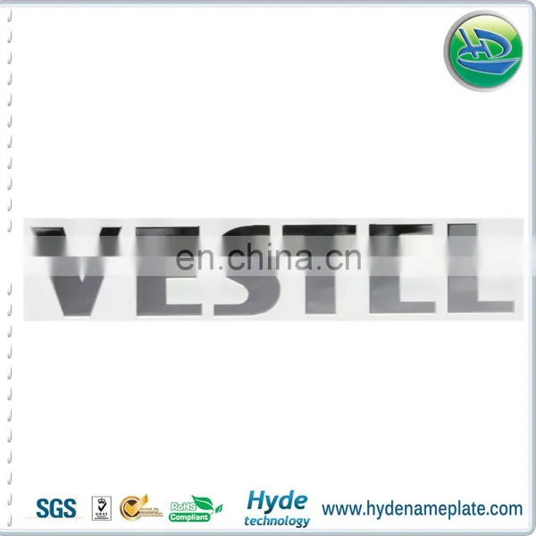 Custom Brand Electroforming Label Sticker Sheet