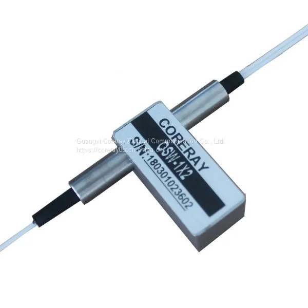 Top Sale Mechanical 1X2 New Style Fiber Optic Switch With FC,SC,LC,ST Connector