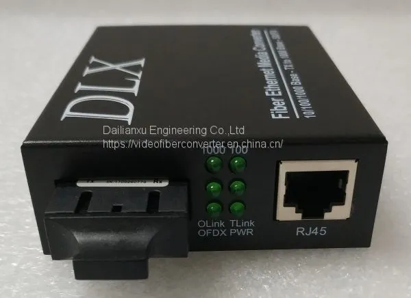 HD IP Camera to Fiber Converter Gigabit Ethernet Fiber Optic Transmitter and Receiver Single Port Fiber Media Converter photo-3