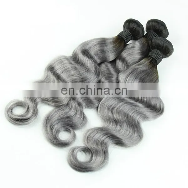 Grade 7a Virgin Brazilian Hair GREY Weave Brazilian Hair photo-4