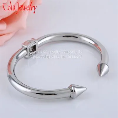 Stainless Steel Bracelet Fashion Jewelry Nail Cuff Bracelet/Bangle photo-4
