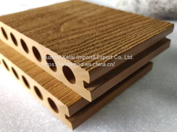 Environmentally WPC Decking Floor in Hollow and Solid Design With Good Price and High Quality WPC Square Hollow Deck photo-2