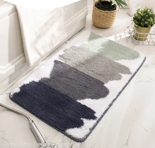European style Plush bath mat