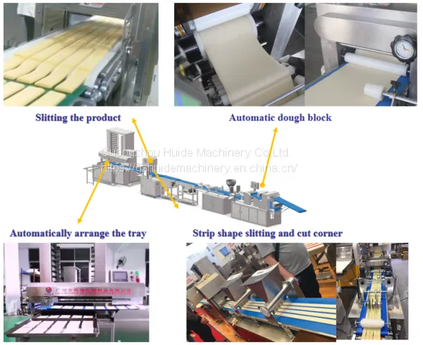 Commercial High-productivity Short Bread Pastry Reversible Puff Processing Machine Dough Sheeter Snack Extruder Making Machine photo-5