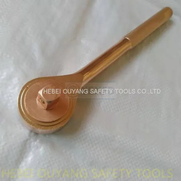 Non-Sparking Safety Hand Tools Ratchet Spanner/Wrench,1/2 photo-4