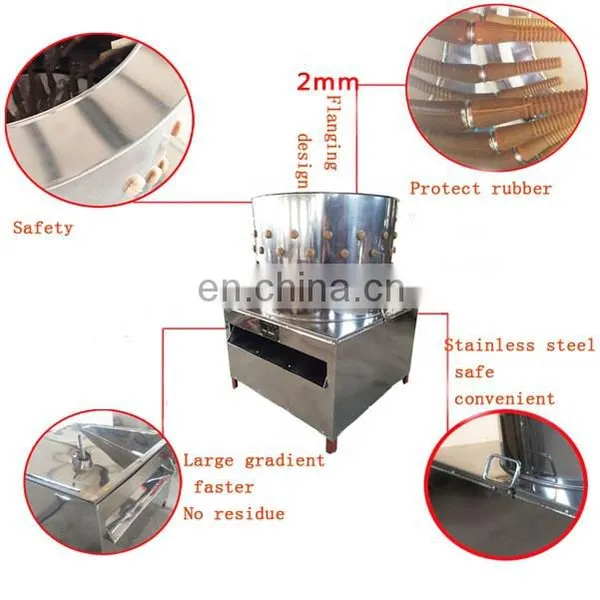 TM-60 Used Defeatherer /poultry Feather Removal Machine / Commercial Chicken Plucker Machine photo-3
