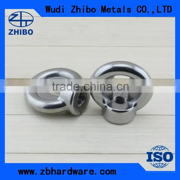 China Manufacture Stainless Steel Fasteners Eye Nut DIN582 photo-4