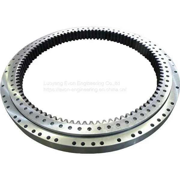 RK6-16P1Z Row Ball Bearings for Heavy Loads Lazy Susan Turntable Ring Slewing Bearing photo-2