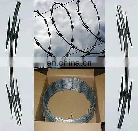 China Manufacture Galvanized Wholesale Razor Barbed Wire Fence/razor Wire photo-5